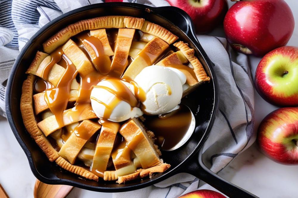 Delicious Easy Skillet Caramel Apple Pie Recipe You’ll Love