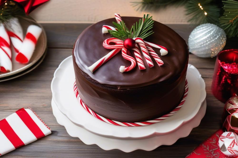 Delicious Eggless Chocolate Peppermint Layer Cake Recipe