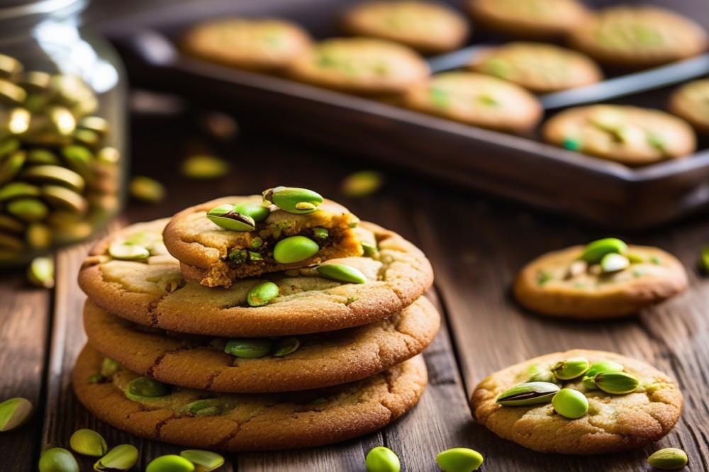 Delicious Eggless Chocolate Pistachio Slice-And-Bake Cookies Recipe