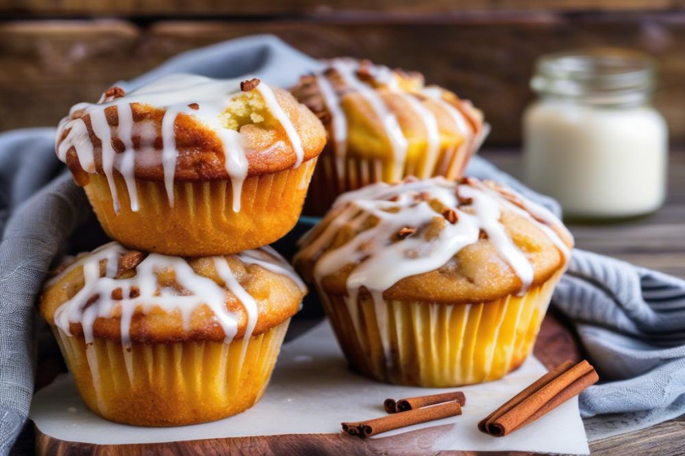 Delicious Eggless Cinnamon Roll Muffins – Quick Recipe!