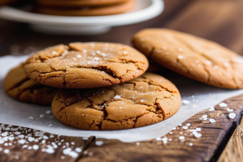 Delicious Eggless Gingersnap Cookies: Thick, Chewy, And Irresistible