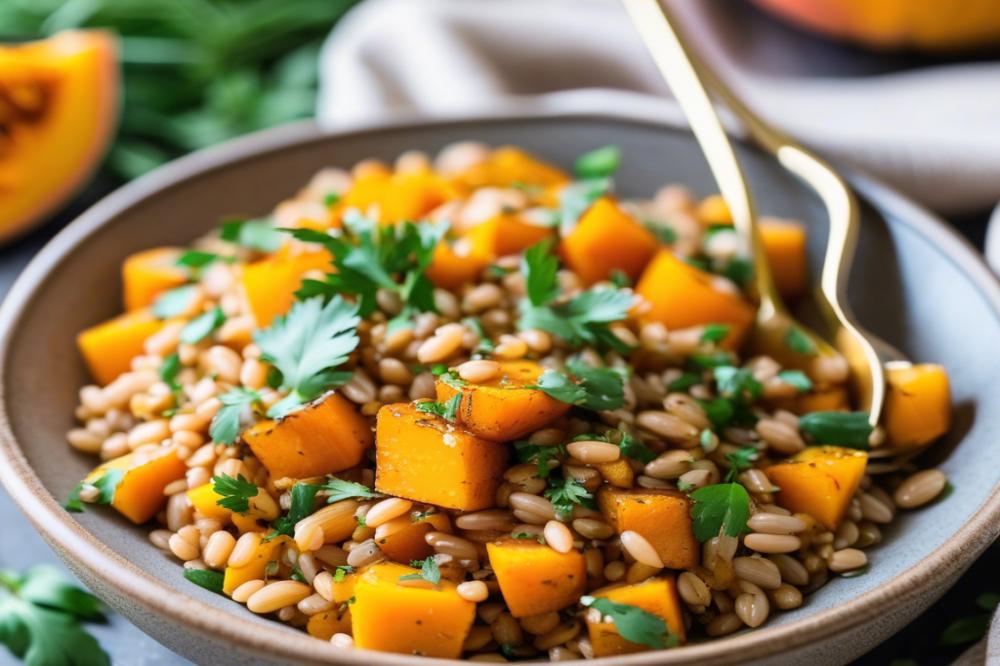 Delicious Farro And Roasted Butternut Squash Recipe To Try