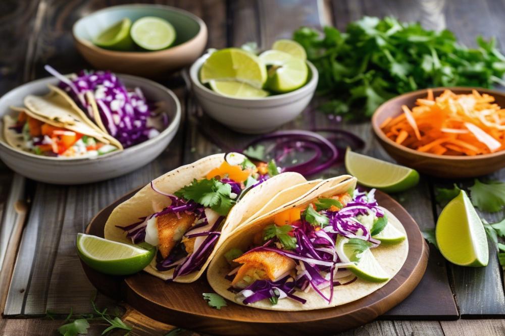 Delicious Fish Tacos With Crunchy Onion Slaw Recipe