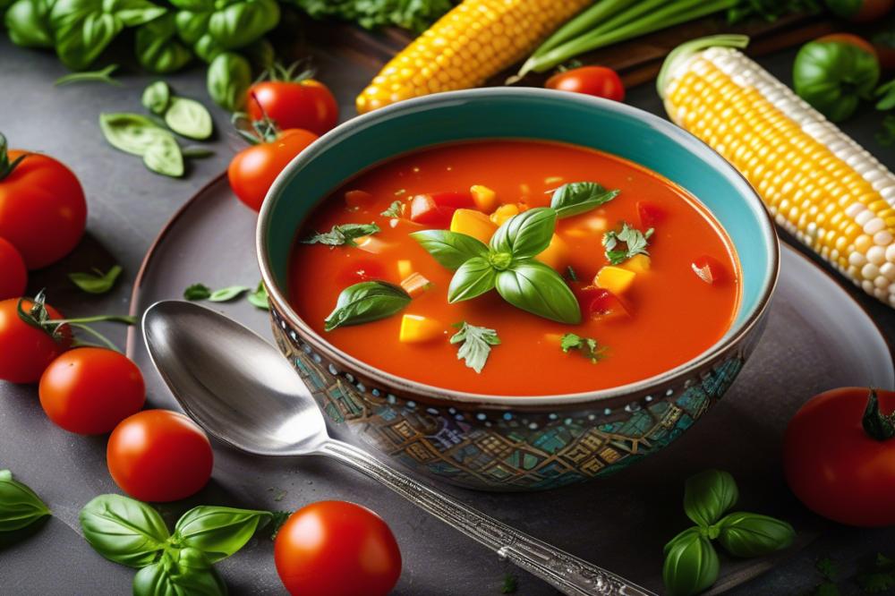 Delicious Fresh Tomato And Corn Soup Recipe For Summer