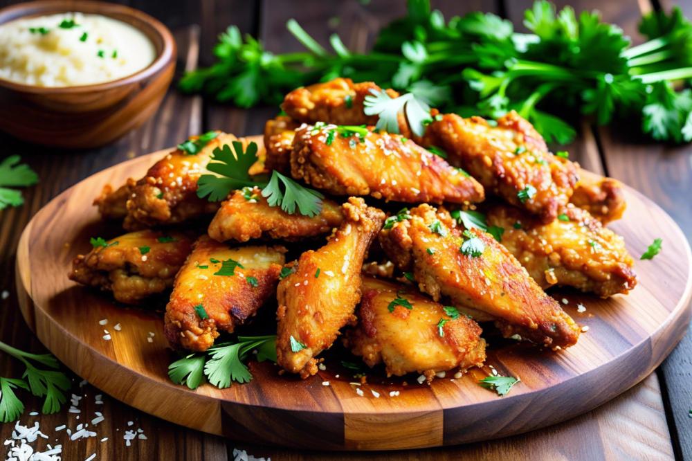 Delicious Garlic Parmesan Chicken Wings Recipe For Game Day