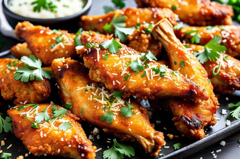 Delicious Garlic Parmesan Chicken Wings Recipe To Impress Guests