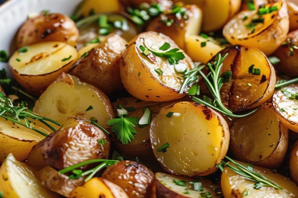 Delicious Garlic Roasted Potatoes: Easy Recipe For Crispy Flavor ...