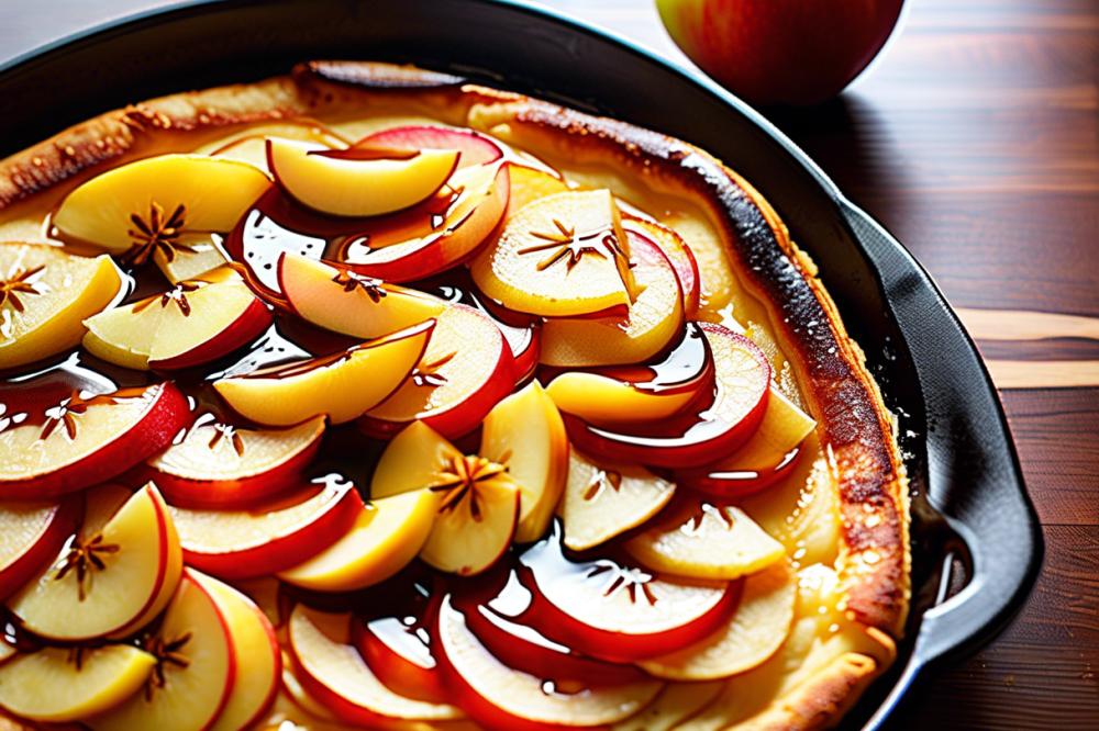Delicious German Pancakes With Caramelized Apples Recipe