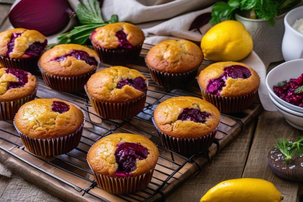 Delicious Ginger Beetroot Muffins With Maple Glaze Recipe