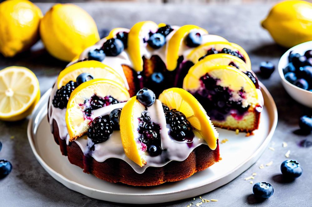 Delicious Gluten-Free Blueberry Lemon Bundt Cake Recipe