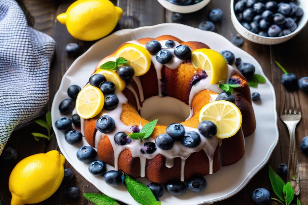 Delicious Gluten-Free Blueberry Lemon Bundt Cake Recipe