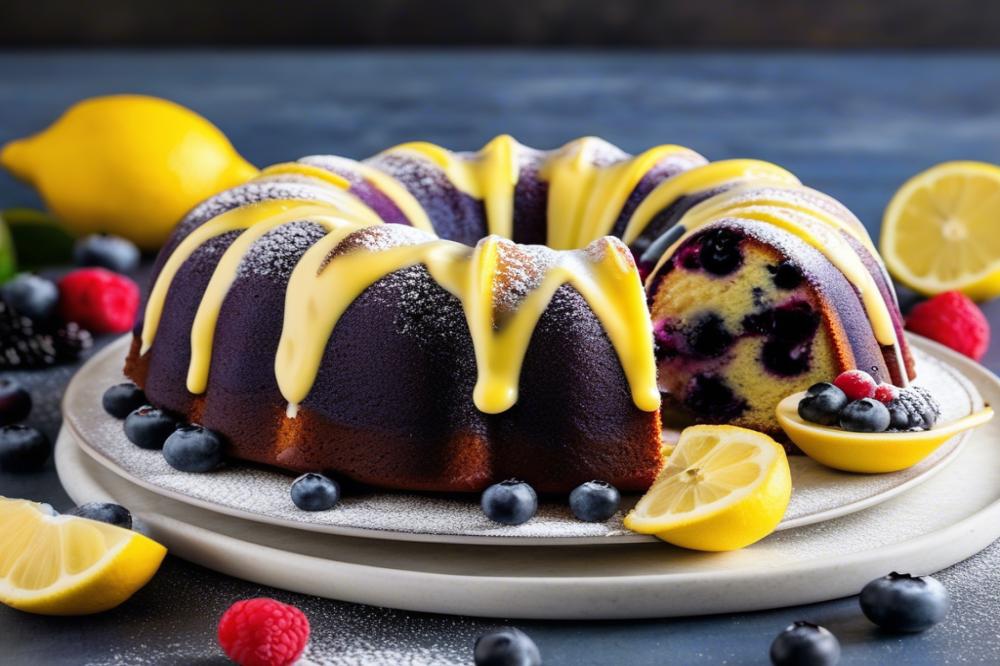 Delicious Gluten-Free Blueberry Lemon Bundt Cake Recipe