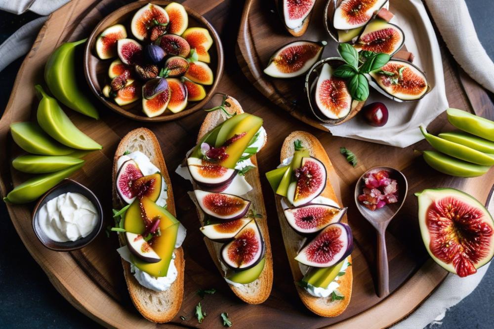 Delicious Goat Cheese, Fig, And Prosciutto Crostini Recipe