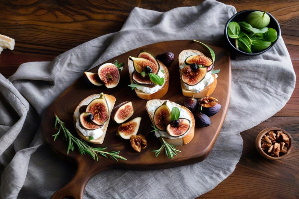 Delicious Goat Cheese, Fig, And Prosciutto Crostini Recipe