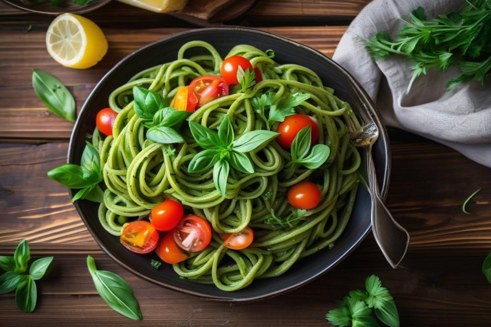 Delicious Green Pasta Recipe: Wholesome And Sustainable Cooking