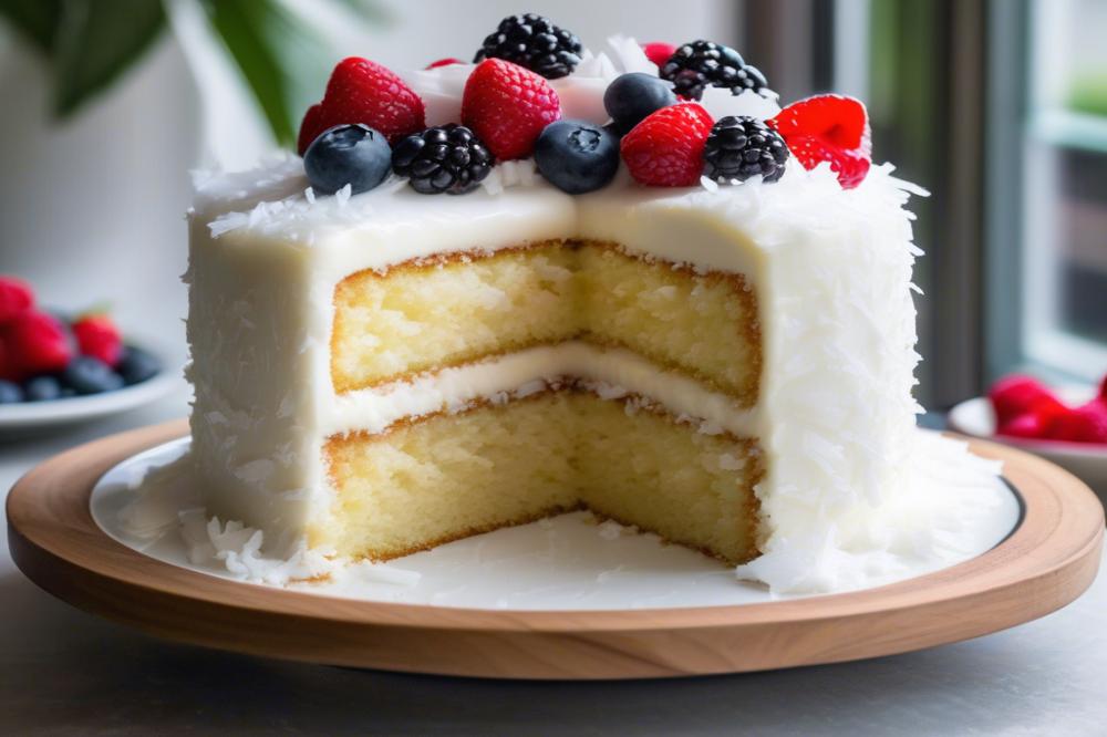 Delicious Halfway Homemade Coconut Cake Recipe For Easy Baking