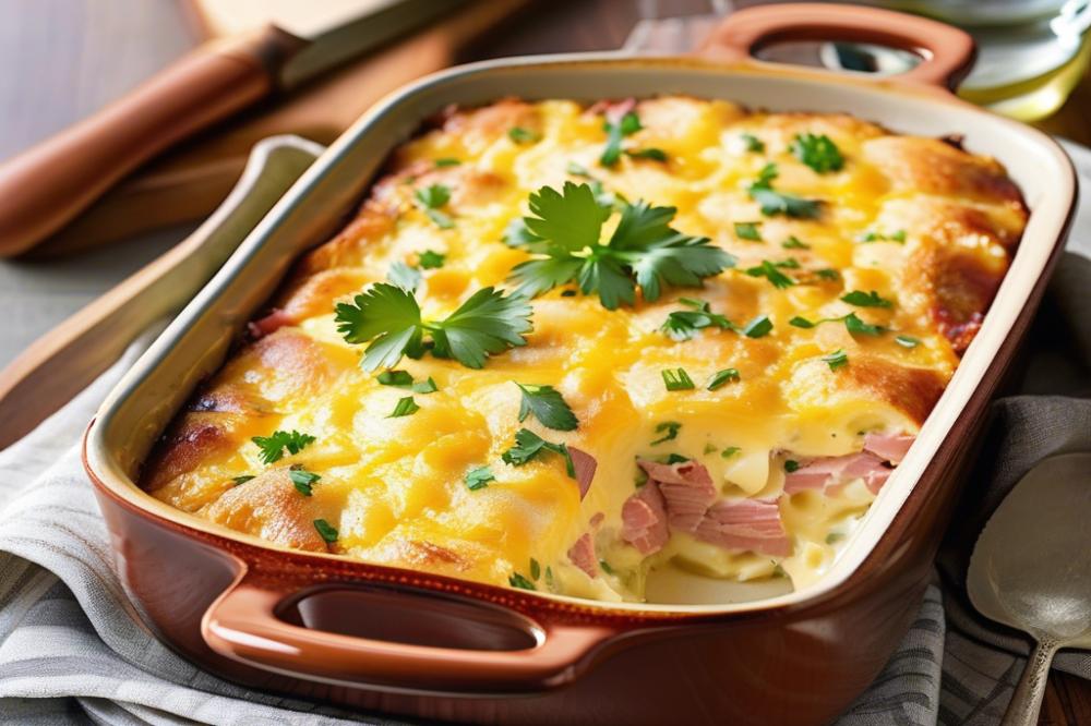 Delicious Ham And Potato Casserole Recipe For Comfort Food Lovers
