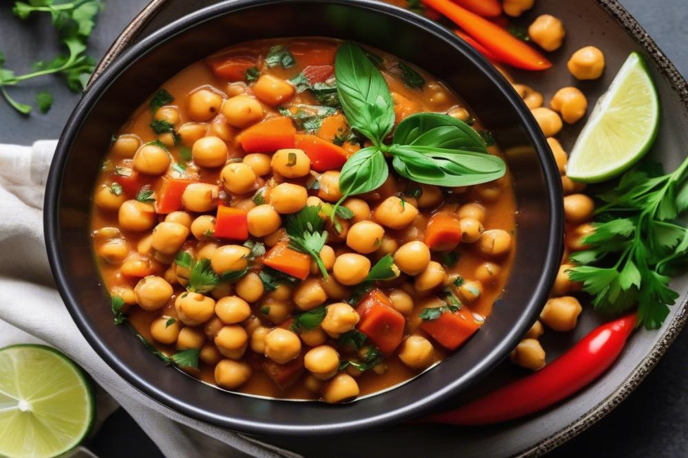 Delicious Harissa Chickpea Stew Recipe: A Flavorful Vegan Delight