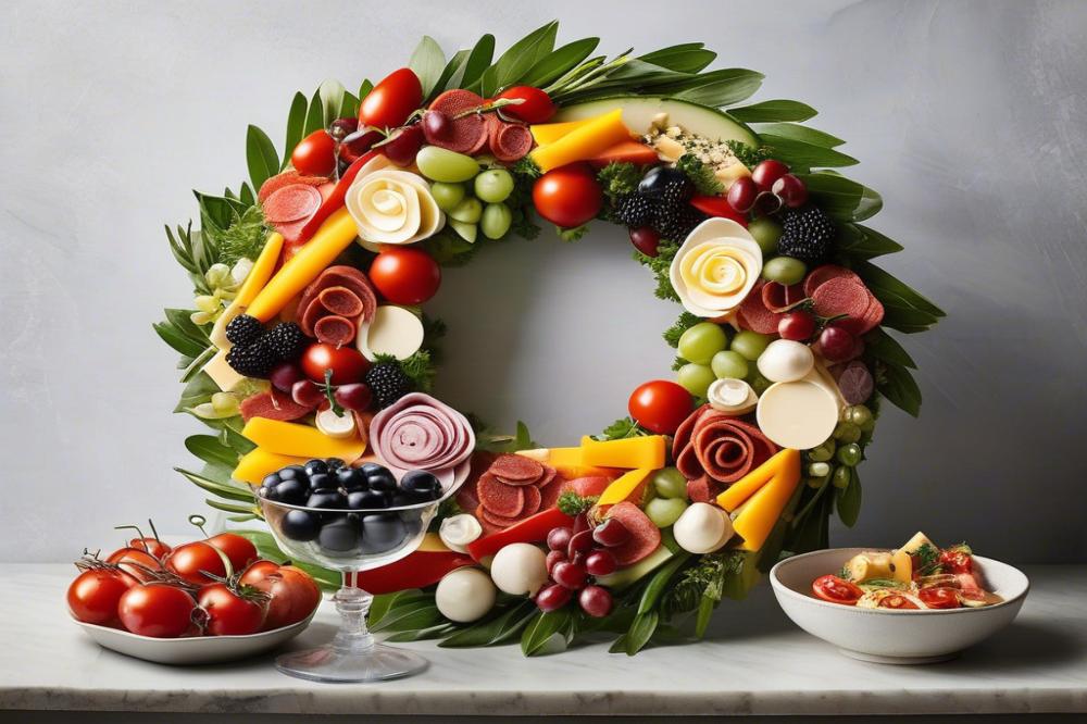 Delicious Holiday Antipasto Wreath Recipe For Festive Gatherings
