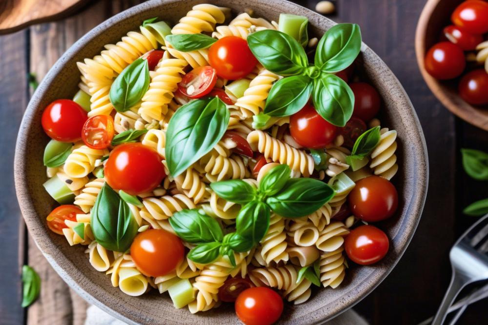 Delicious Holiday Pesto Pasta Salad Recipe For Festive Gatherings