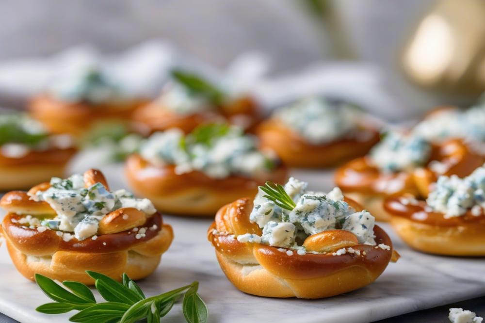 Delicious Homemade Blue Cheese Mini Pretzels Recipe You’ll Love