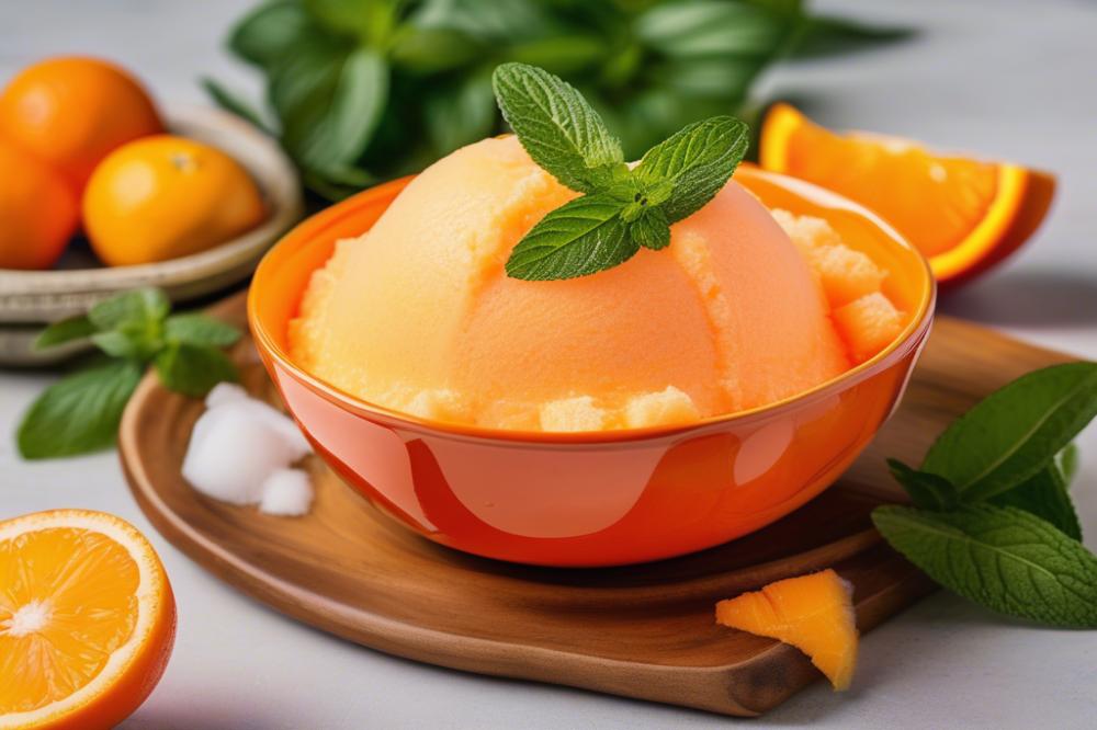 Delicious Homemade Orange Sherbet Recipe For Refreshing Treats