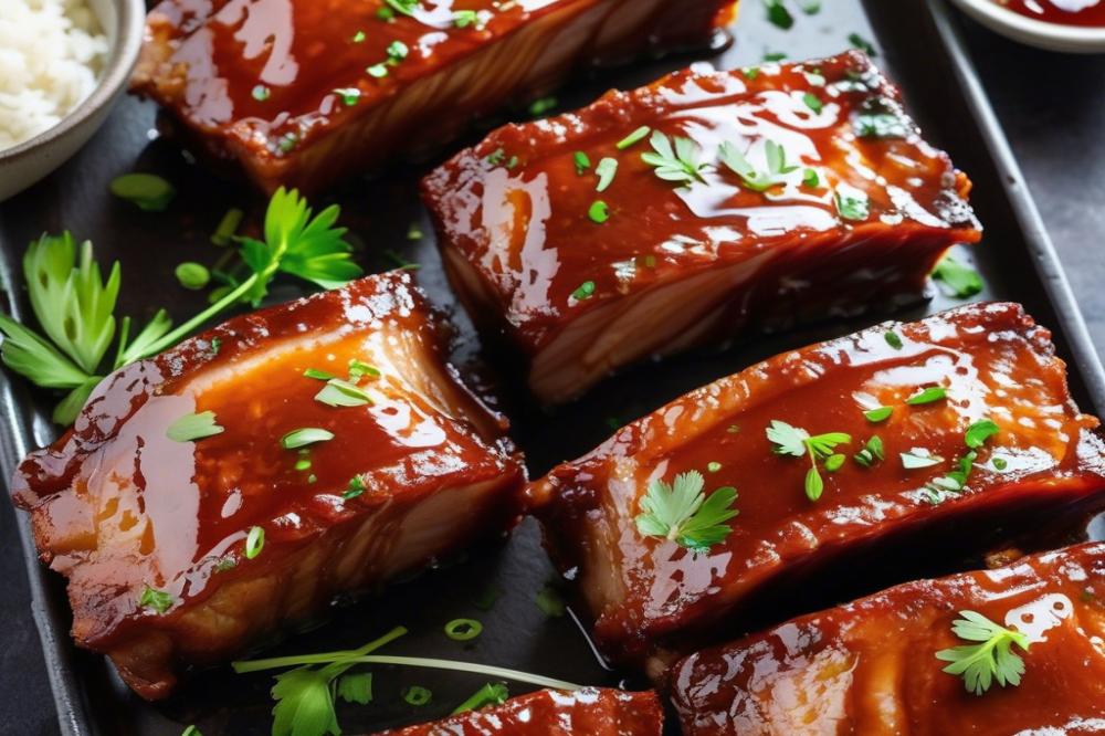 Delicious Honey Bbq Pork Ribs In A Rice Cooker Recipe
