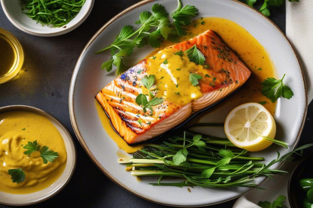 Delicious Honey Mustard Broiled Salmon Recipe For Your Table