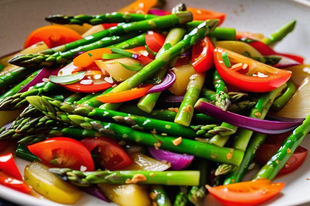 Delicious Indo-Chinese Spicy Asparagus Stir-Fry Recipe