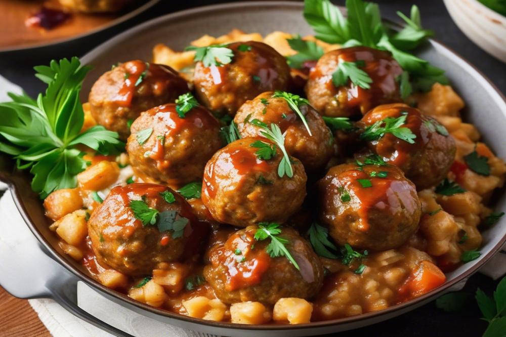 Delicious Instant Pot Turkey And Stuffing Meatballs Recipe