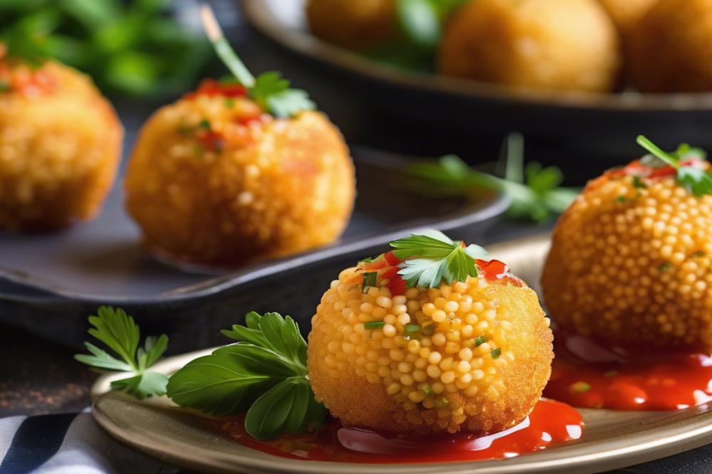 Delicious Israeli Couscous Arancini Recipe: Crispy And Flavorful!