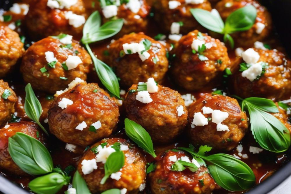 Delicious Lamb Meatballs With Feta: Easy Recipe For Dinner