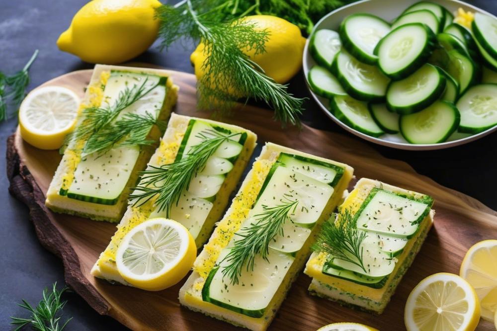 Delicious Lemon Dill Cucumber Sandwiches: Fresh Recipe To Enjoy