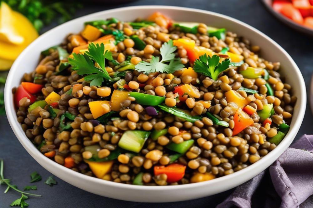 Delicious Lentil Stir-Fry Recipe For Quick Healthy Meals