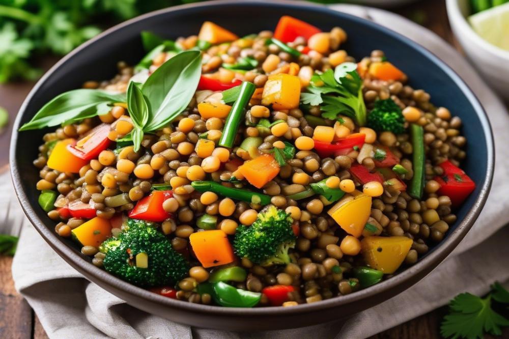 Delicious Lentil Stir-Fry Recipe: Quick, Healthy, And Flavorful