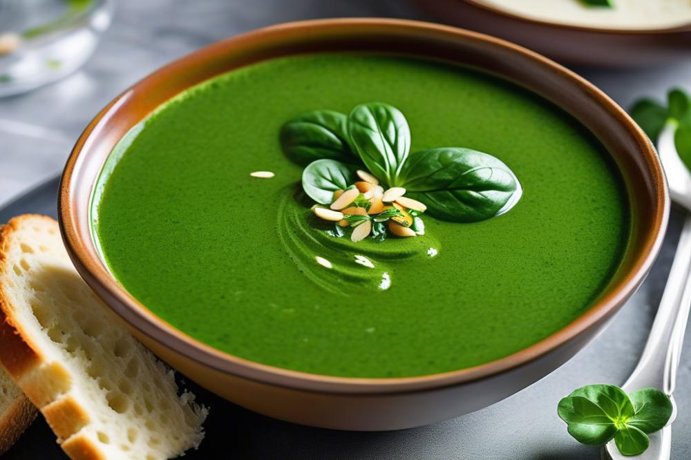 Delicious Light And Healthy Spinach Soup Recipe For Wellness
