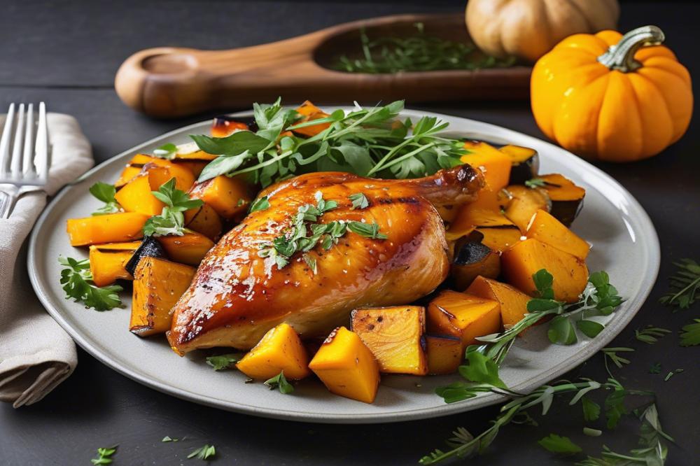 Delicious Maple-Glazed Chicken And Squash Recipe For Fall Flavors