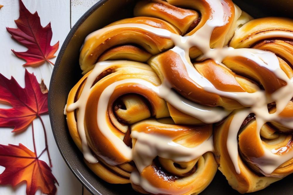 Delicious Maple-Glazed Cinnamon Butterflake Rolls Recipe