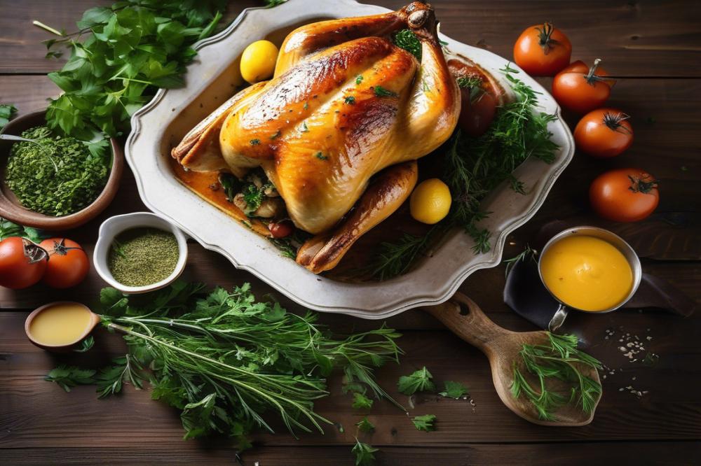 Delicious Mediterranean Stuffed Whole Chicken Recipe For Home Cooks