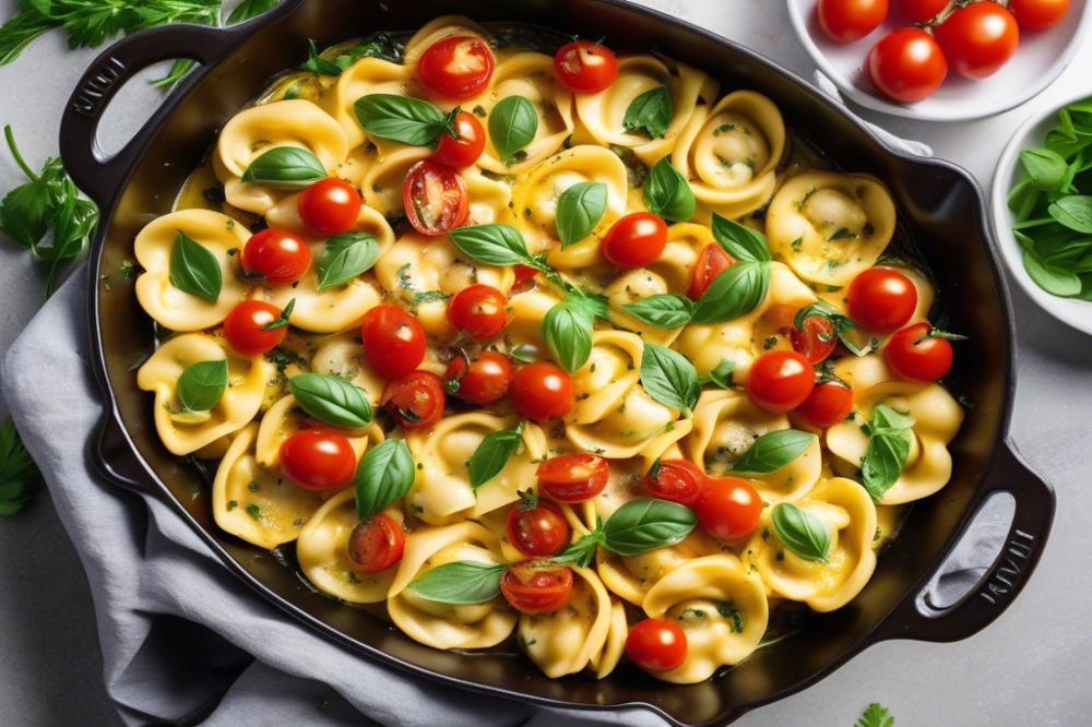 Delicious Mediterranean Tortellini Bake: Easy Recipe For Dinner