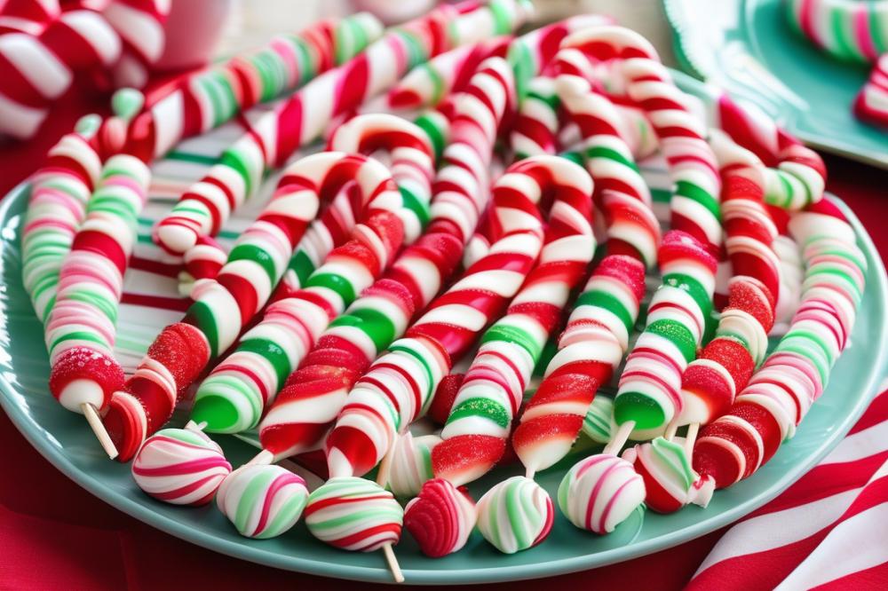 Delicious Meringue Candy Canes Recipe For Festive Treats