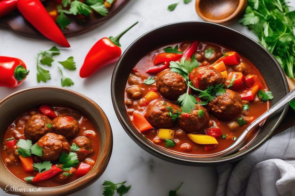 Delicious Mexican Meatball Chili Stew Recipe For Cozy Meals