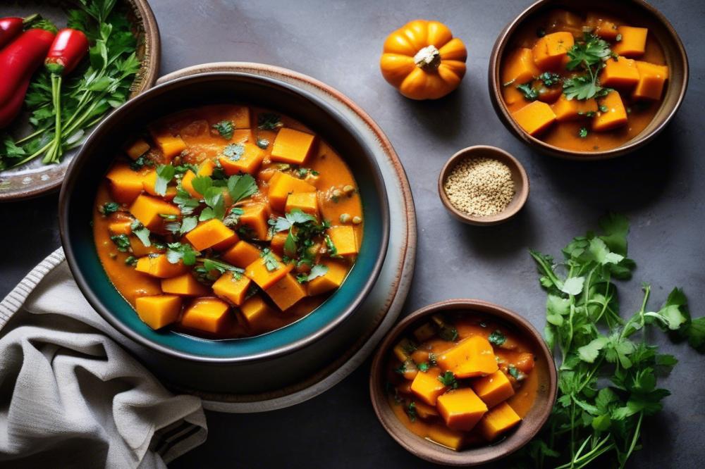 Delicious Moroccan Butternut Squash Stew With Chickpeas Recipe
