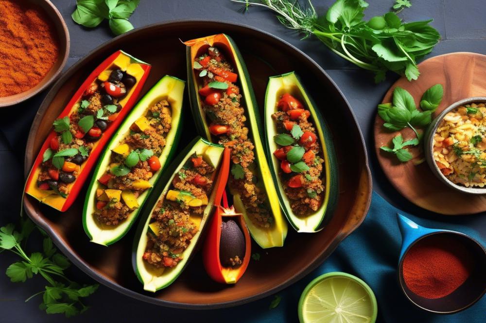 Delicious Moroccan Zucchini Boats: A Flavorful Healthy Recipe