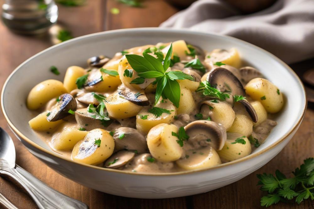 Delicious Mushroom Stroganoff Gnocchi Recipe For Comforting Meals