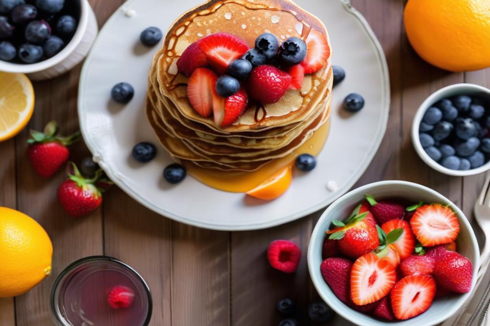 Delicious Oatmeal Pancakes With Orange: Healthy Breakfast Recipe