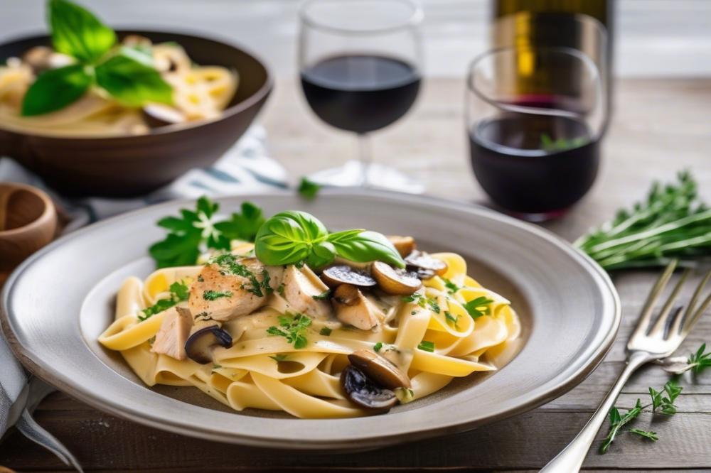Delicious One-Pot Creamy Chicken And Mushroom Pasta Recipe