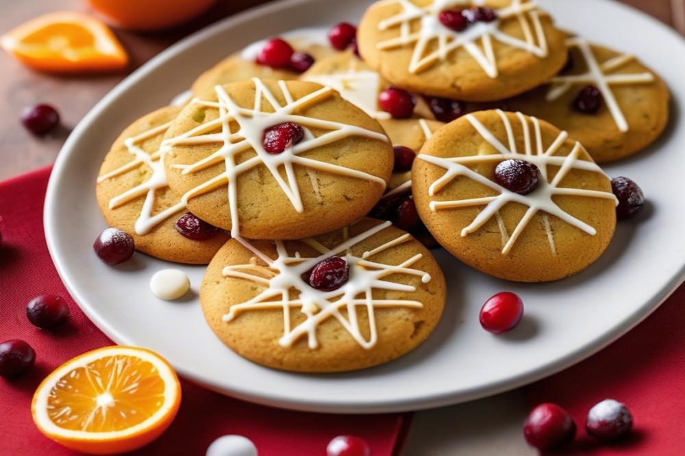 Delicious Orange Cranberry White Chocolate Cookies Recipe