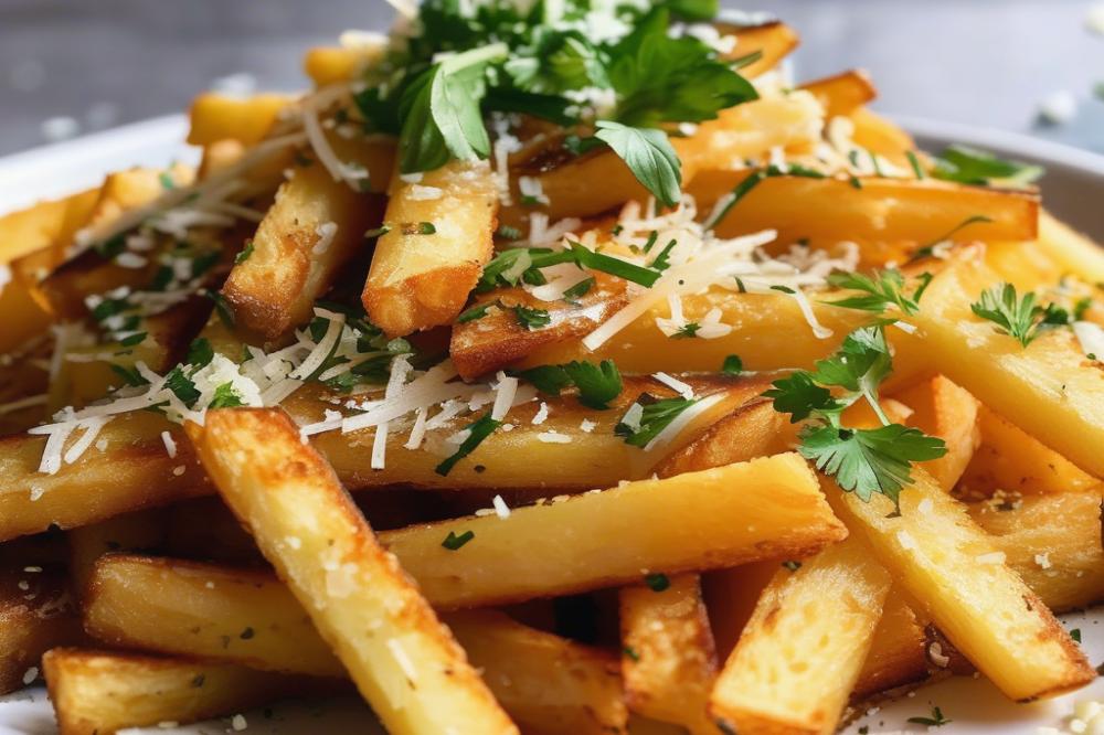 Delicious Parmesan Truffle Fries Recipe: Crispy And Flavorful Snack