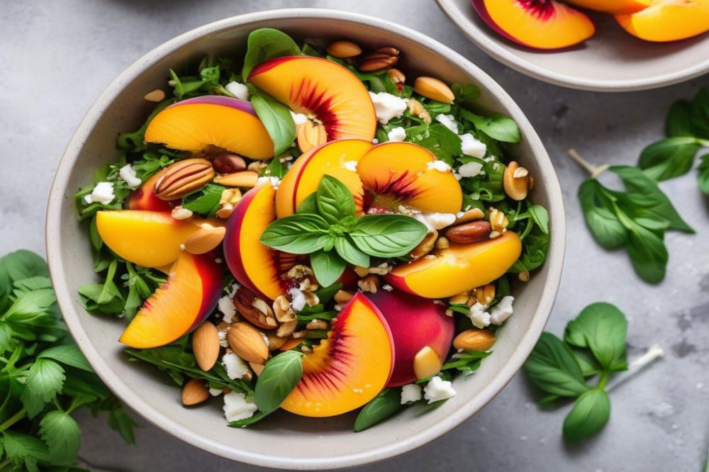 Delicious Peach Salad Recipe: Fresh, Flavorful, And Easy To Make